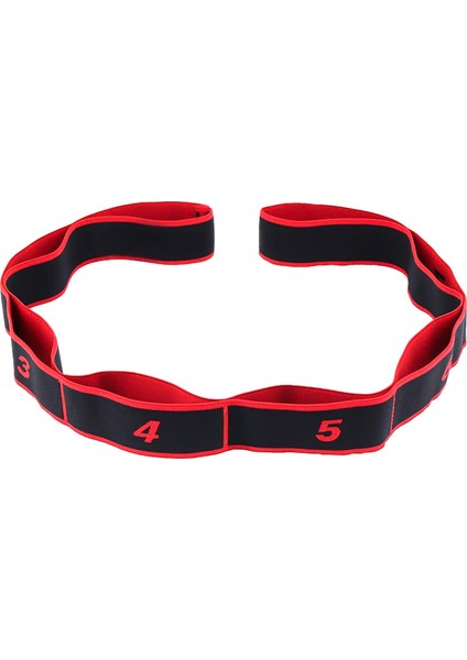 Kırmızı Stil 1 Adet Fitness Elastik Yoga Direnç Bandı Spor Salonu Spor Eğitimi Pitales Kemer Streç Latin Dans Bandı (Yurt Dışından)