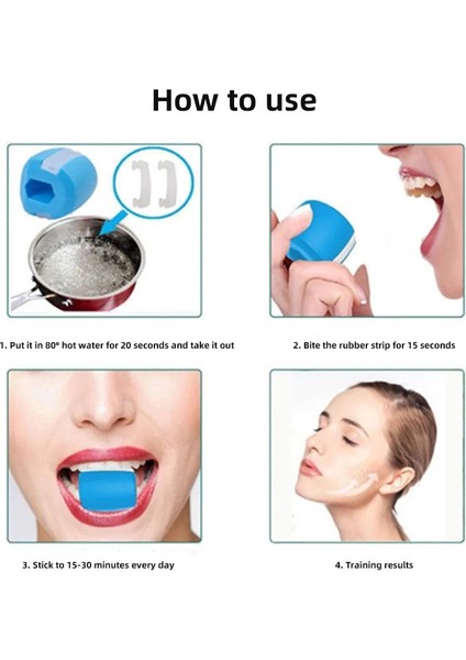 Erik Tarzı Mandibular Egzersiz Aleti Masseter Erkek Yüz Popüler Mandibular Çizgi Kas Eğitimi Boyun Çiğneme Isırığı Vücut Geliştirme Eğitimi (Yurt Dışından) modelleri