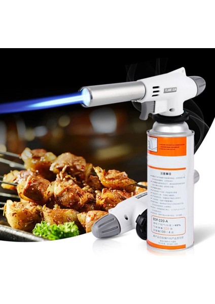 Taşınabilir Bütan Gaz Tabancası Ayarlanabilir Kamp Alev Ateşleme Çakmak Barbekü Isıtma Ateşleme Bütan Kaynak Gaz (Yurt Dışından) modelleri