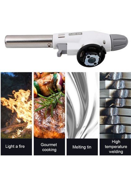 Taşınabilir Bütan Gaz Tabancası Ayarlanabilir Kamp Alev Ateşleme Çakmak Barbekü Isıtma Ateşleme Bütan Kaynak Gaz (Yurt Dışından) fırsatları