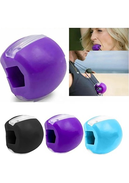 Mor Tarzı Çene Egzersiz Topu Yüz Masseter Silika Jel Jawline Kas Eğitimi Fitness Topu Boyun Yüz Tonlama Jawrsize Kas Egzersiz Cihazı (Yurt Dışından) fiyatları