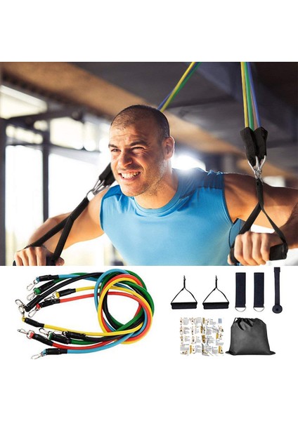 17 Adet Tarzı Lateks Direnç Bantları Seti Yoga Çekme Halatı Eğitim Için Elastik Bant Fitness Lastik Bantlar Spor Elastik Bant Spor Salonu Ekipmanları (Yurt Dışından) fiyatları