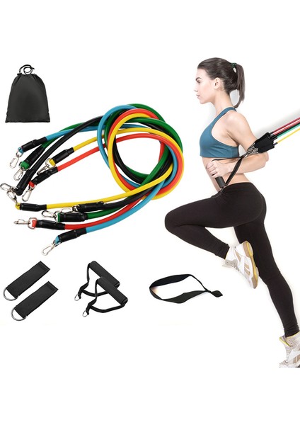 17 Adet Tarzı Lateks Direnç Bantları Seti Yoga Çekme Halatı Eğitim Için Elastik Bant Fitness Lastik Bantlar Spor Elastik Bant Spor Salonu Ekipmanları (Yurt Dışından) modelleri