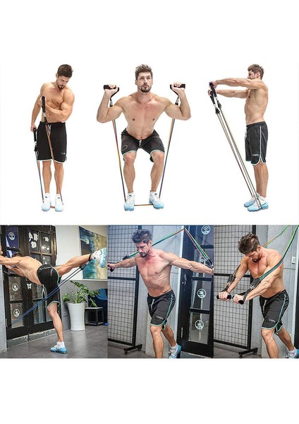 17 Adet Tarzı Lateks Direnç Bantları Seti Yoga Çekme Halatı Eğitim Için Elastik Bant Fitness Lastik Bantlar Spor Elastik Bant Spor Salonu Ekipmanları (Yurt Dışından) fırsatları
