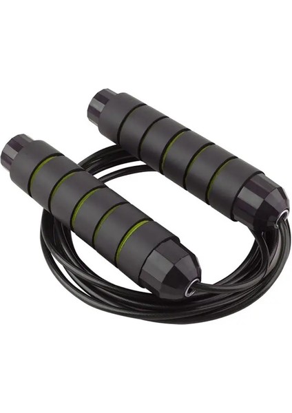 Sarı Stil Pvc Atlama Ipi Dolaşmayan Hızlı Hızlı Atlama Ipi Kablosu Bilyalı Rulmanlar Çelik Ip Atlama Ipi Gym Fitness Egzersiz Ince Gövde (Yurt Dışından)