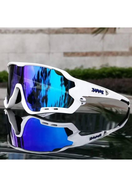 No.5 Tarzı Çok Mtb Bisiklet Gözlüğü Erkek Kadın Bisiklete Binme Güneş Gözlüğü UV400 Polarize Bisiklet Gözlükleri Spor Yarış Binme Gözlüğü Ciclismo 1 Lens (Yurt Dışından)