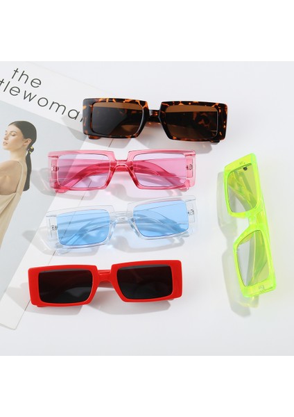 C10 Stili Şeker Renk Vintage Geniş Çerçeve Kadın Sunglass Küçük Dikdörtgen Güneş Gözlüğü Yaz Kadın UV400 Lens Trendy Gözlük (Yurt Dışından) modelleri
