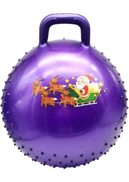 Gül Kırmızı Stili Pratik Iyi Esneklik Saplı Şişme Top Seti Kaymaz Hazne Top Seti Pilates Için Noel Teması (Yurt Dışından) modelleri