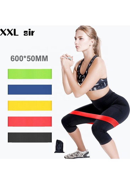 Mavi Stil 5 Seviye Fitness Egzersiz Direnç Bantları Yoga Pilates Spor Eğitimi Kauçuk Elastik Bant Egzersiz Döngüsü Spor Salonu Ekipmanları Kalça Çemberi (Yurt Dışından) fiyatları