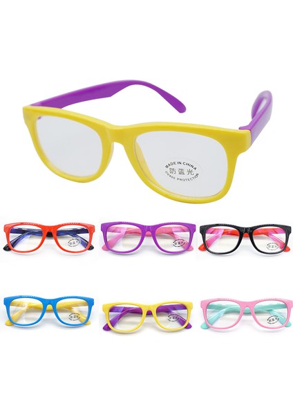 Altın Tarzı Çocuklar Anti Mavi Işık Gözlük Kare Çocuk Erkek Kız Bilgisayar Optik Çerçeve Spor Bisiklet Gözlük Filtresi Yumuşak Çerçeve (Yurt Dışından) modelleri