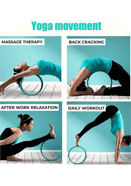 Altın Tarzı Yoga Tekerleği Geri Eğilme Artefaktı Tpe Kaymaz Yoga Omurga Silindiri Ince Sırt Omuz Pilates Daire Spor Salonu Egzersizi Fitness Ekipmanları (Yurt Dışından) fırsatları