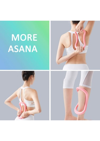 Mavi Stil Yoga Pilates Halkası Stretch Direnç Çemberi Omuz Güzelliği Geri Stretch Direnç Bantları Jimnastik Fitness Elastik Bant (Yurt Dışından) modelleri