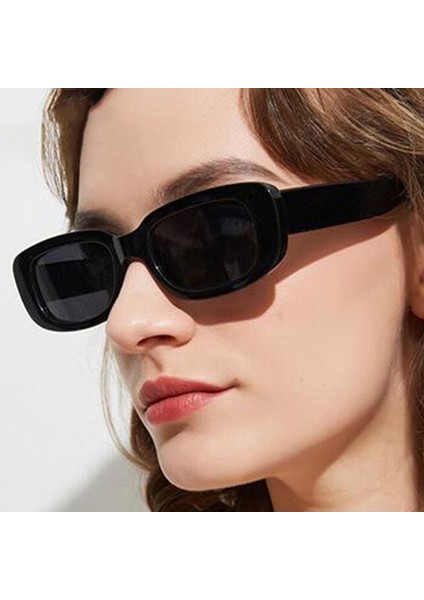 C2 Stili Renkli Sokak Fotoğrafçılığı Gözlükleri Küçük Dikdörtgen Güneş Gözlüğü Kadınlar Vintage Tasarımcı Kare Güneş Gözlükleri Shades Kadın (Yurt Dışından) fiyatları