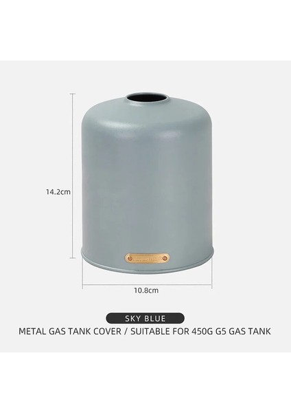 TW2088-A Style Bin Rüzgar G Od Gaz Teneke Kutu Metal Kapak Koruyucu Açık Kamp Gaz Yakıt Silindir Saklama Çantası Teneke Kutu Kapağı (Yurt Dışından)