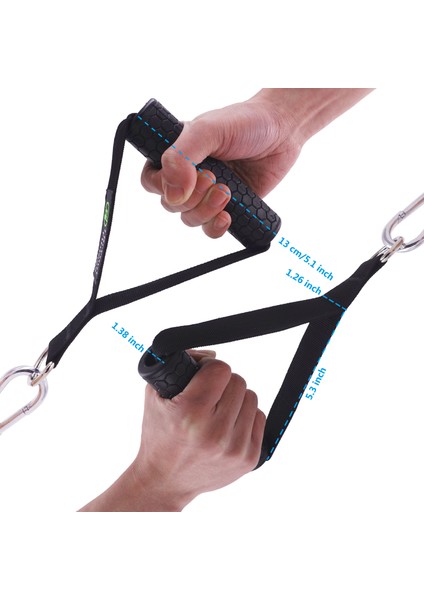 Kamuflaj Stili 1 Çift Spor Salonu Direnç Bantları Kaymaz Kavrama Kolları Güçlü Naylon Dokuma Spor Ağır Hizmet Tipi Kablo Makinesi Egzersiz Ekipmanları (Yurt Dışından) modelleri