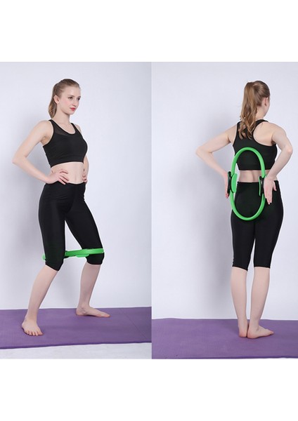 39CM Mor Tarzı Yoga Çemberi Çift Kavrama Yoga Pilates Halkası Vücut Geliştirme Eğitimi Çember Fitness Çemberi (Yurt Dışından) fırsatları