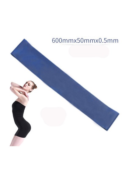 Mavi Stil Direnç Bantları Lastik Bant Egzersiz Fitness Salonu Ekipmanları Kauçuk Halkalar Lateks Yoga Spor Salonu Güç Eğitimi Atletik Lastik Bantlar (Yurt Dışından)