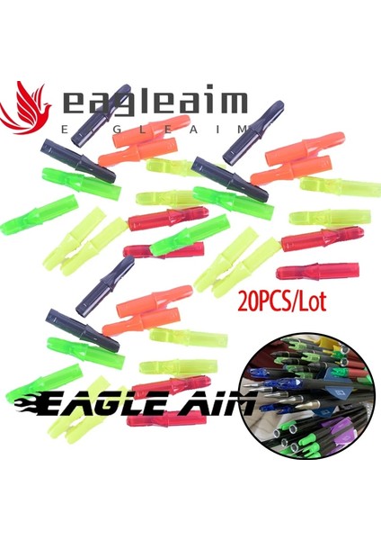 Bşeffaf Stil Okçuluk Oklar Nocks Avcılık Yay Ok Kuyruk Aksesuarları Bileşik Olimpik Yay Multic Için Inç Plastik Ekleme Kuyruk (Yurt Dışından) fiyatları