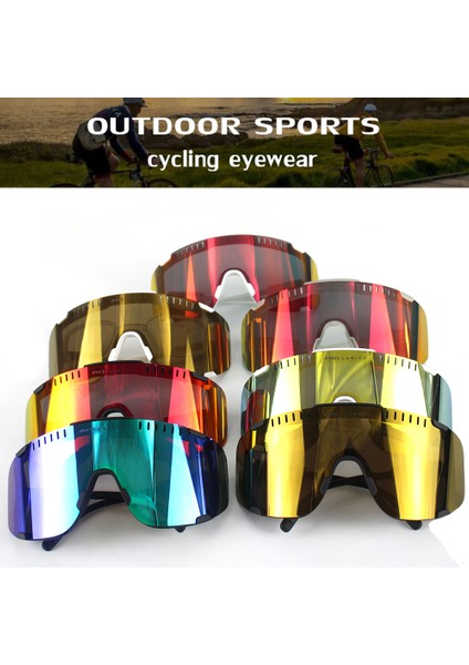 No.3 Tarzı Bisiklet Güneş Gözlüğü Bisiklet Gözlük Kadın Erkek Yol Bisikleti Mtb Bisiklet Gözlükleri Bisiklet Doğa Sporları 4 Lens Seti (Yurt Dışından) fiyatları