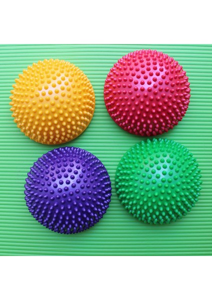 YJQ-0001-3 Stili Açık Fitness Yoga Spor Yarı Küresel Masaj Durian Yarım Top Oynamak Çocuk Duyusal Eğitim Cihazı Denge Eğitim Aracı (Yurt Dışından)