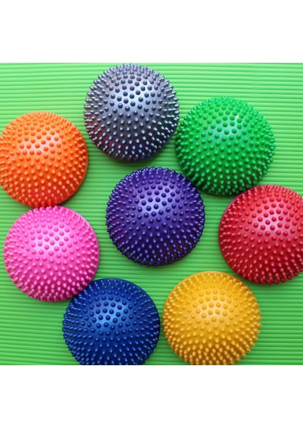 YJQ-0001-3 Stili Açık Fitness Yoga Spor Yarı Küresel Masaj Durian Yarım Top Oynamak Çocuk Duyusal Eğitim Cihazı Denge Eğitim Aracı (Yurt Dışından)