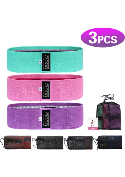 Z4 05ZD BW2BDCY Stili Kumaş Ganimet Direnç Bantları Kalça Çemberi Egzersiz Pamuk Bantları Uyluk Popo Çömelme Fitness Lastik Bantları Elastik Egzersiz Kalça Döngüsü (Yurt Dışından)