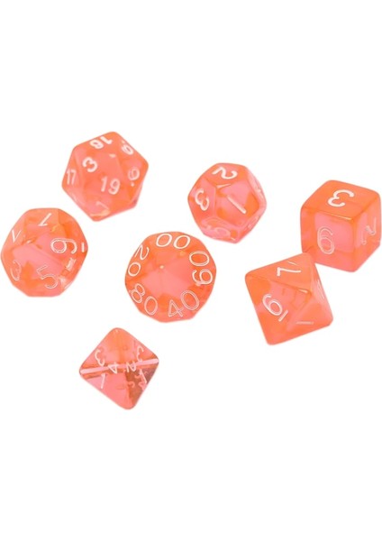 S7-Og Stili 1 Takım Çift Renkli Çokyüzlü Zar Trpgdnd Zar Oyunları Için D20 D12 D10 D% D8 D6 D4 Komple Set (Yurt Dışından)
