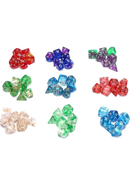 S7-Og Stili 1 Takım Çift Renkli Çokyüzlü Zar Trpgdnd Zar Oyunları Için D20 D12 D10 D% D8 D6 D4 Komple Set (Yurt Dışından) indirimleri
