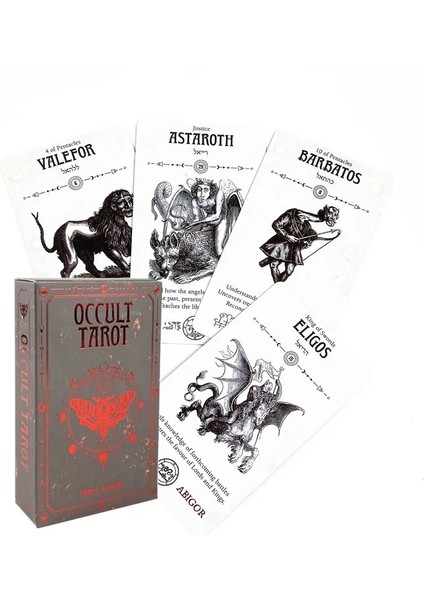 78 Adet TT81 Tarzı Gizli Tarot Kehanet Seti Güverte Oracle Kartı Aile Partisi Oyun Masası Oyunları Solomonic Antik Magickal Grimoires (Yurt Dışından) fiyatları
