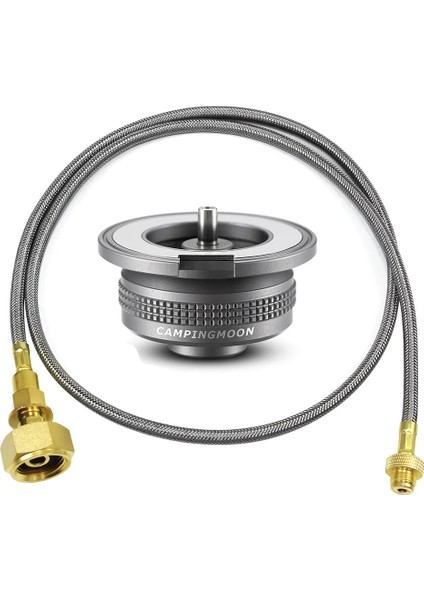 Adaptör ve Ru Stili Açık Soba Gaz Adaptörü Bölünmüş Soba Dönüştürücü Gaz Tankı Adaptörü Kamp Pişirme Için Amping Ekipmanları Aksesuarları (Yurt Dışından)