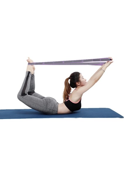 Sarı Siyah Stil Yoga Çekme Kayışı Kemer Polyester Lateks Elastik Latin Dansı Germe Bandı Döngü Yoga Pilates Gym Fitness Egzersiz Direnç Bantları (Yurt Dışından) fiyatları