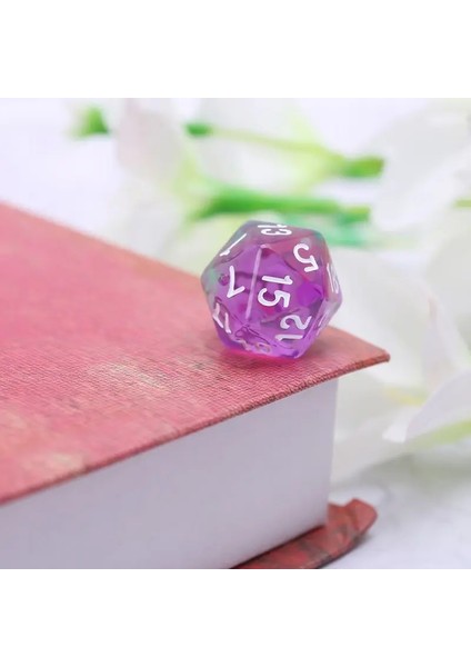 Erik Tarzı 7 Adet Şeffaf Taraflı Zar D4 D6 D8 D10 D12 D20 Dungeons & Dragon D&d Rpg Poly Table Board Game Set (Yurt Dışından) indirimleri