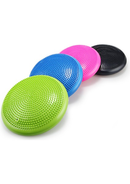 Mor Tarzı 33CM Dayanıklı Şişme Yoga Masaj Topu Pedi Evrensel Spor Salonu Fitness Yoga Wobble Stabilite Denge Diski Yastık Yoga Topu (Yurt Dışından) fırsatları