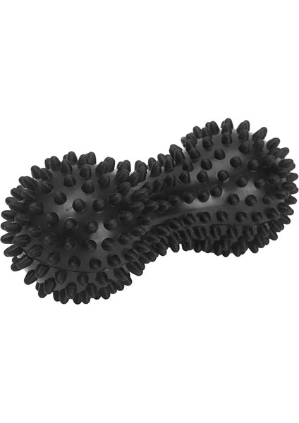 Siyah Stil Fıstık Masaj Topu Dikenli Tetik Noktası Rölyef Fıstık Topu Terapisi Sağlık Spor Salonu Kas Relex Aparatı (Yurt Dışından)