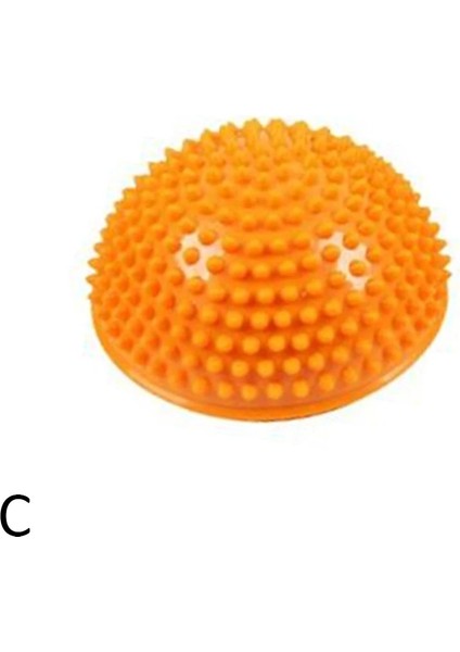 Turuncu Tarzı Yoga Topu Sabitleyici Denge Antrenörü Yarım Küre Basamak Taşları Masaj Topu Yarım Top Duyu Bütünleme Topu (Yurt Dışından)