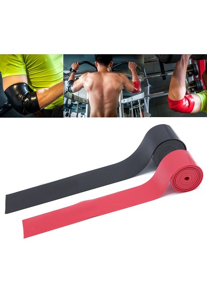 Kırmızı Stil Bir Vücut Geliştirme ile Floss Bandyoga Lateks Gerginlik Direnç Bantları Kişinin Ahlakını Geliştirir Kol Koruması Çekme Kuvveti Antrenmanı (Yurt Dışından) fırsatları