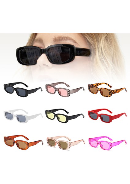 C8 Stili Dörtgen Güneş Gözlüğü Kadın Lüks Seyahat Küçük Dikdörtgen Güneş Gözlükleri Kadın Moda Retro Lunette De Soleil Femme (Yurt Dışından) fiyatları