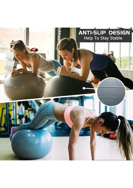 Sadece Mavi Top Stili 55CM Pvc Yoga Topu Egzersiz Topu Fitness Için Kalınlaşmış Anti-Patlama Denge Topu Pilates Egzersiz Topu Hızlı Pompa Ev Spor Salonu ile (Yurt Dışından) modelleri