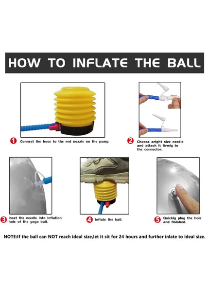 Sadece Mavi Top Stili 55CM Pvc Yoga Topu Egzersiz Topu Fitness Için Kalınlaşmış Anti-Patlama Denge Topu Pilates Egzersiz Topu Hızlı Pompa Ev Spor Salonu ile (Yurt Dışından) fırsatları