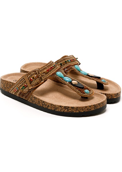 Kadın Terlik 25Y102-7 cl Guja Camel modelleri