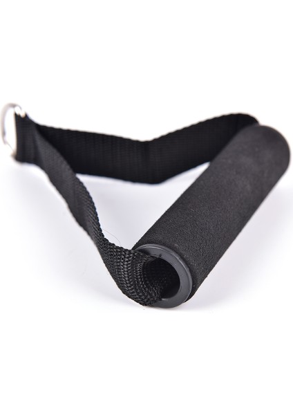 Siyah Naylon Kablo Eki Gidon Direnç Spor Salonu Eğitim Bandı Tricep Halat Kablo Geçiş Kolu 1 Adet (Yurt Dışından) fırsatları