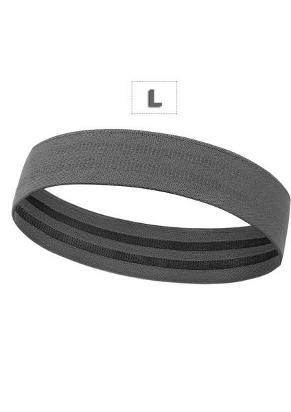 Gri L Tarzı Unisex Ganimet Bandı Kalça Daire Döngü Direnç Bandı Bacaklar Için Egzersiz Egzersizi Uyluk Glute Popo Çömelme Bantları Kaymaz Tasarım (Yurt Dışından)