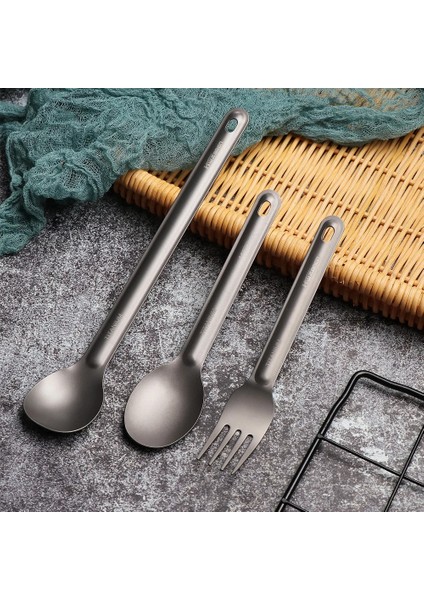 Mavi Stil 1 Adet Saf Titanyum Tencere Uzun Saplı Kaşık Çatal Çatal Kare Çubuklarını Edc Kamp Aracı Açık Aksesuarları (Yurt Dışından) fırsatları