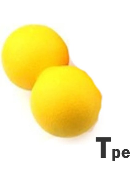 Sarı Stil Thorae Için Çift Lakros Top Fitness Fıstık Masaj Topu Terapisi - Üst Sırt, Boyun, Skapula (Yurt Dışından)