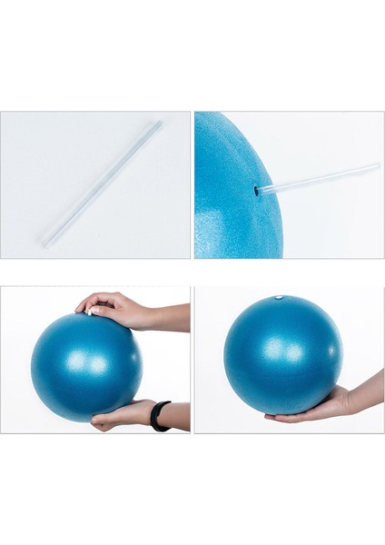 Mavi Stil Mini Yoga Topu Fiziksel Fitness Topu Egzersiz Ev Eğitmeni Denge Bölmeleri Gym Yoga Pilates Hasır Top (Yurt Dışından) indirimleri
