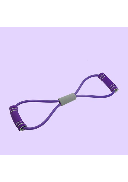 Mor Tarzı Yeni Varış 8 Şekil Yoga Ralli Kayışı Streç Bant Halat Lateks Kauçuk Kol Direnci Fitness Egzersiz Pilates Yoga Salonu (Yurt Dışından)
