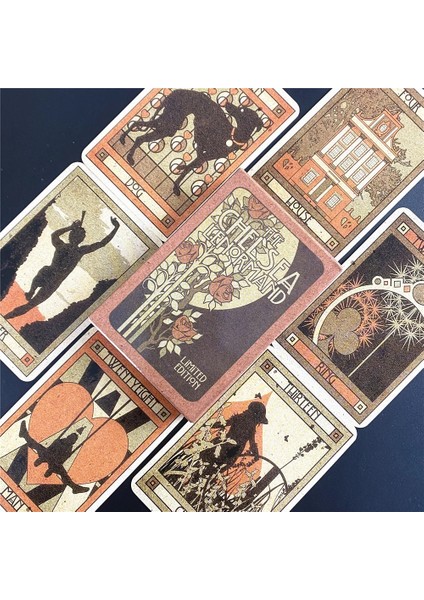 MTS02 Stili Yeni Varış Sihirli Yazışmaların Tarot'u Tarot Kartları Fal Rehberliği Kehanet Tarot Güverte Tahta Oyunu Kart Oyunu Anlatıyor (Yurt Dışından)