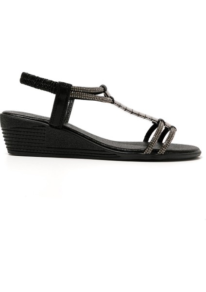 Kadın Sandalet 25Y145-1 Sy Guja Siyah