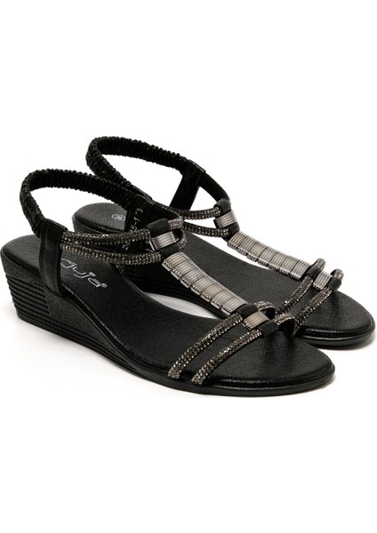 Kadın Sandalet 25Y145-1 Sy Guja Siyah modelleri