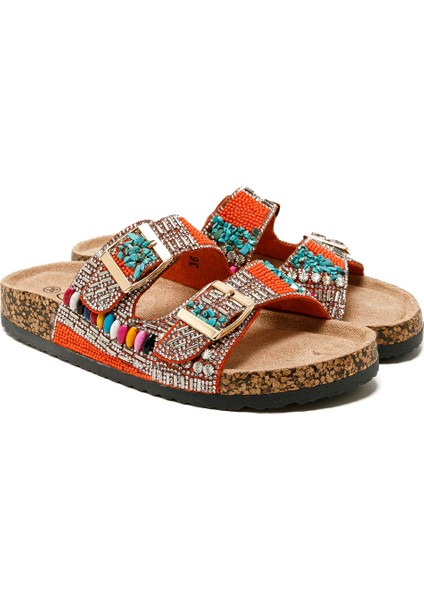 Kadın Terlik 25Y102-2 Tr Guja Turuncu modelleri